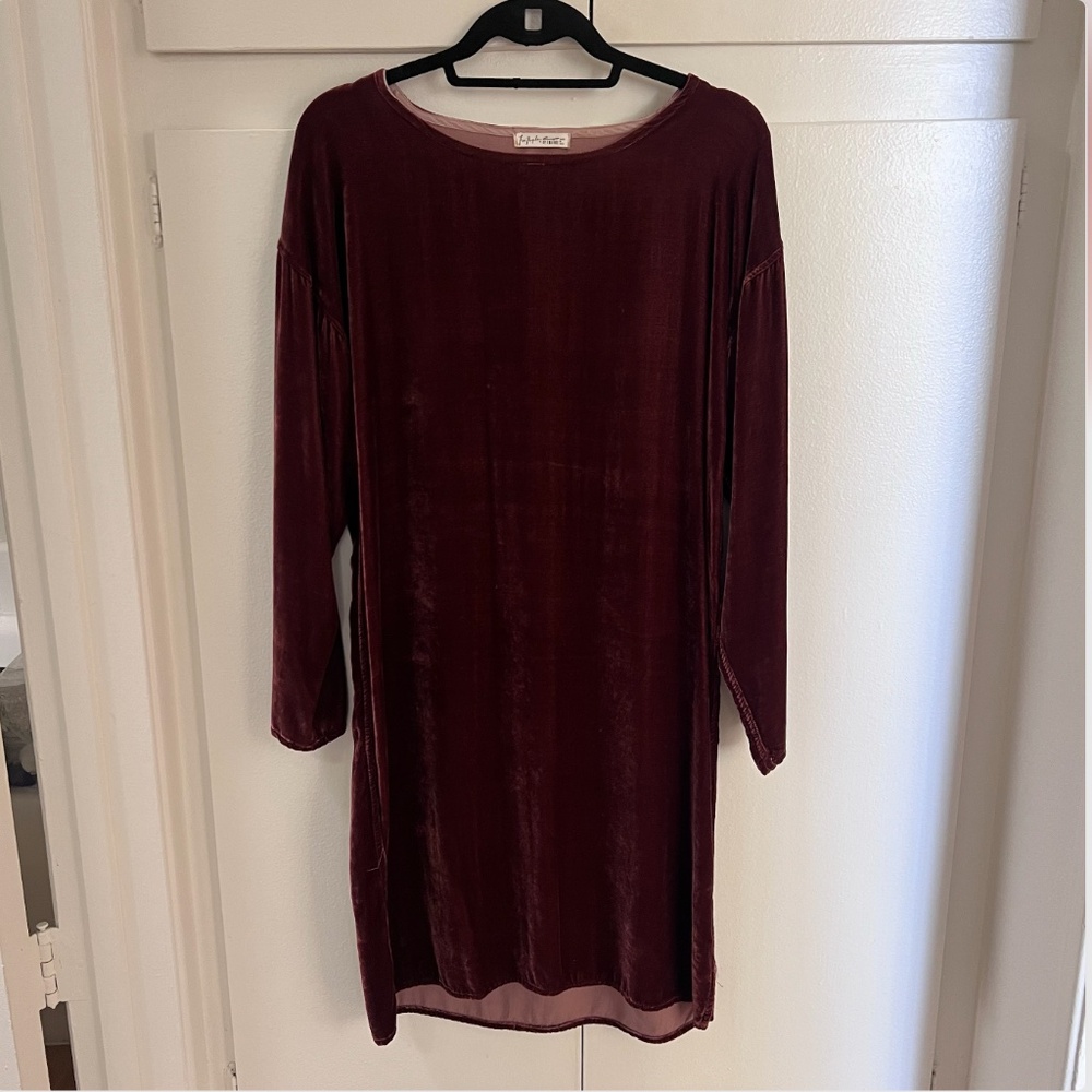 Free People X CP Shades Velvet Tunic